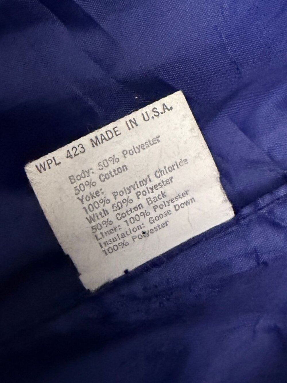 RARE 70s LEVIS SKI Goose Down VINTAGE Puffer Vest Parka Winter Jacket Mens Large - Picture 6 of 8